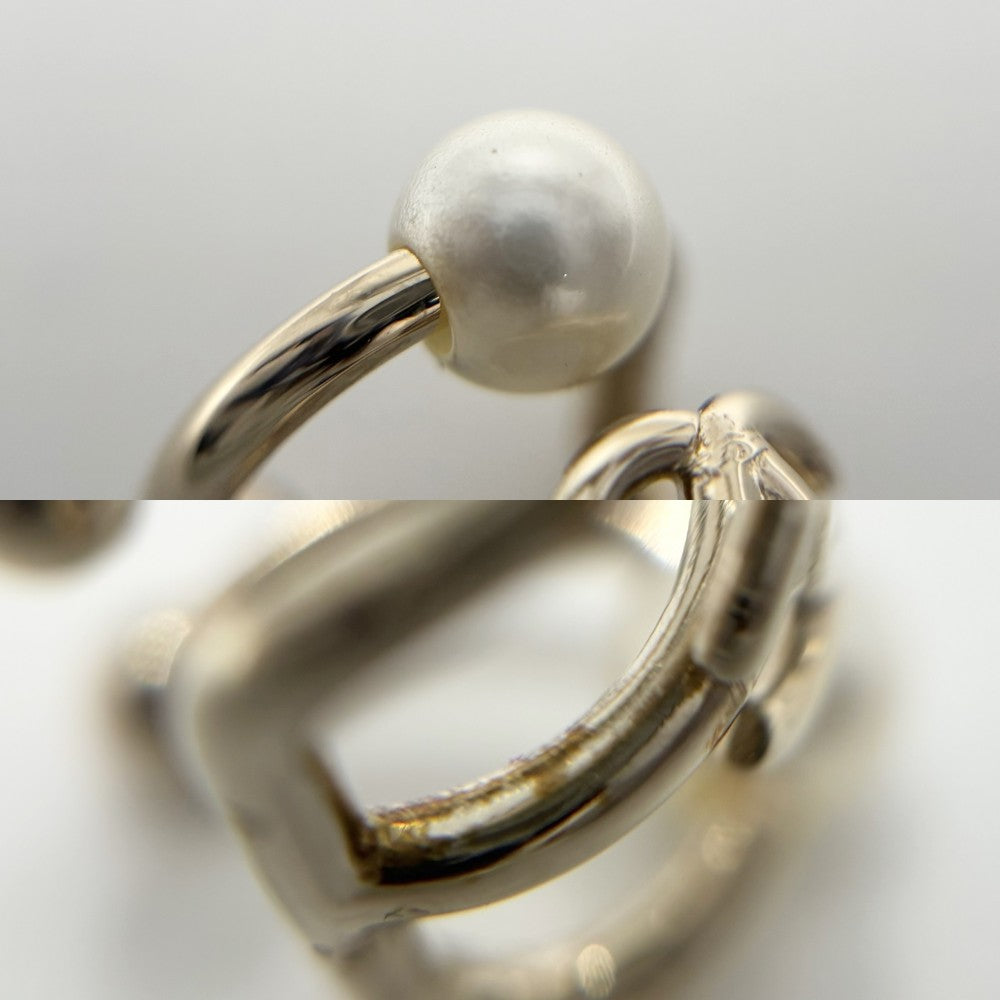 CHANEL シャネル イヤリング イヤーカフ ココマーク アクセサリー GP フェイクパール ラインストーン B22C ゴールド金具 レディース 約3.9g【中古品】