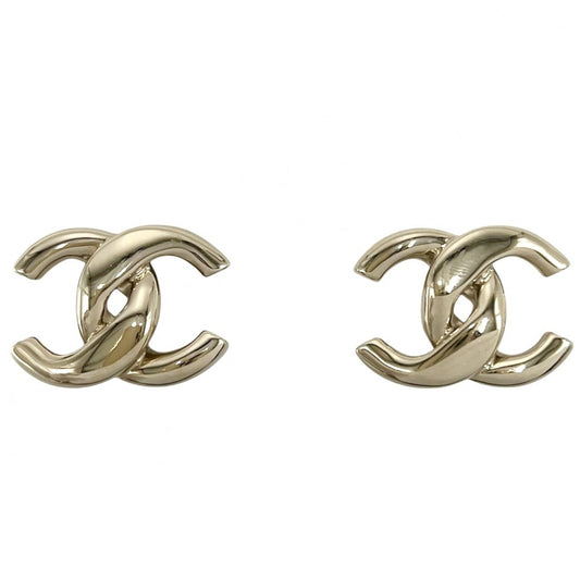 【開店SALE】 CHANEL シャネル ピアス ココマーク アクセサリー GP B25S ゴールド レディース 約8.4g 2025年【中古品】