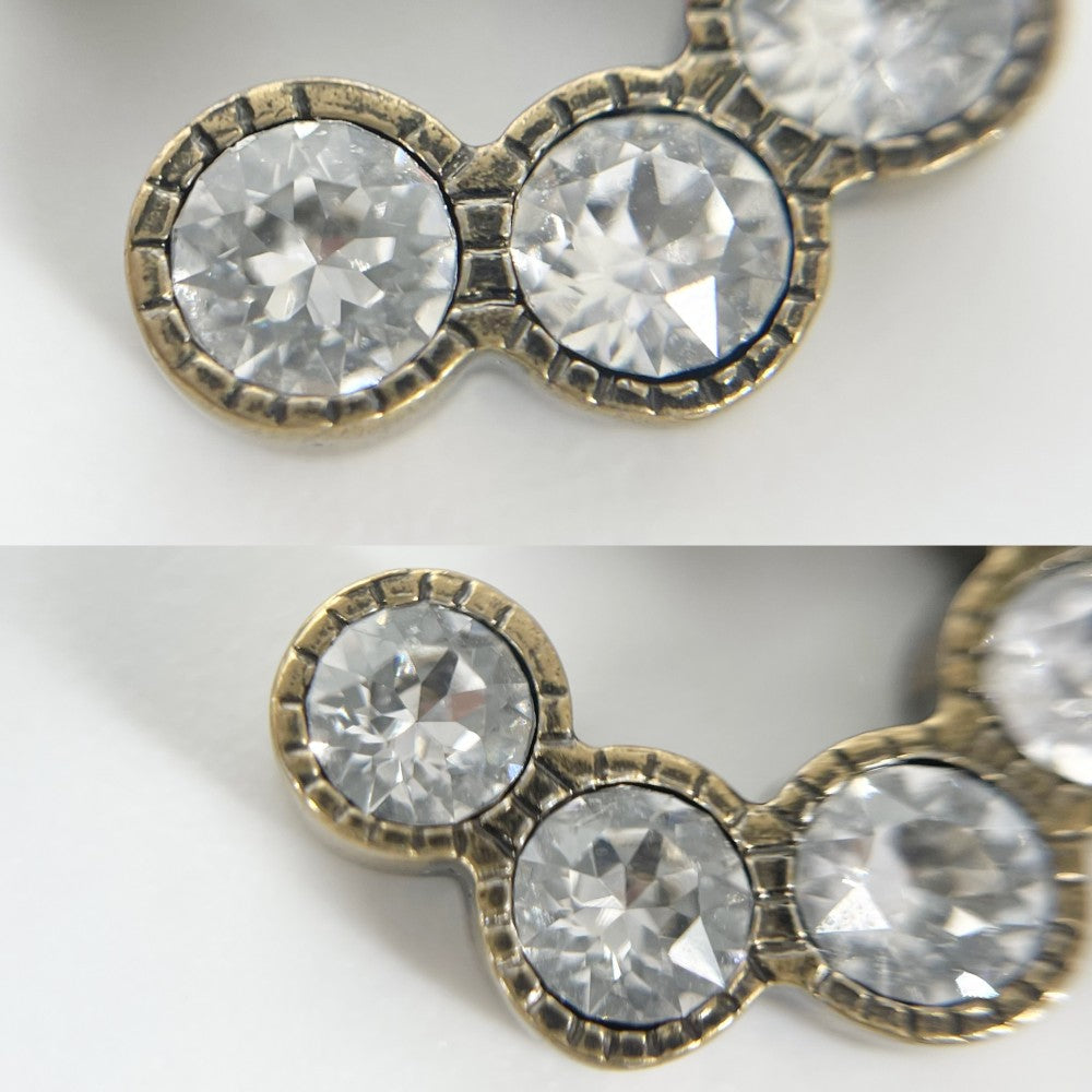 【開店SALE】 CHANEL シャネル ピアス No.5 ココマーク アクセサリー スイング GP ラインストーン B20S レディース 約20.9g 2020年【中古品】