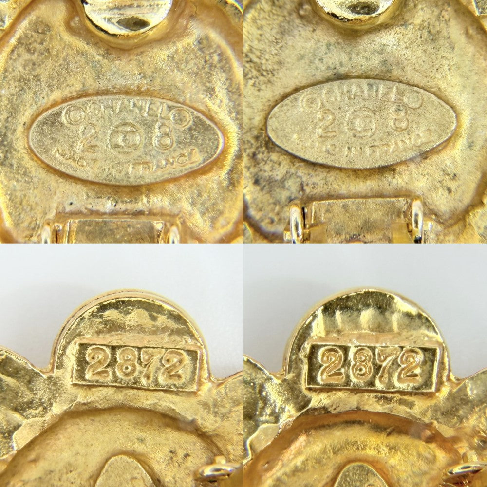 【開店SALE】 CHANEL シャネル イヤリング フラワーモチーフ アクセサリー ヴィンテージ ココマーク GP 2 8 ゴールド レディース 約24.1g 1993年【中古品】