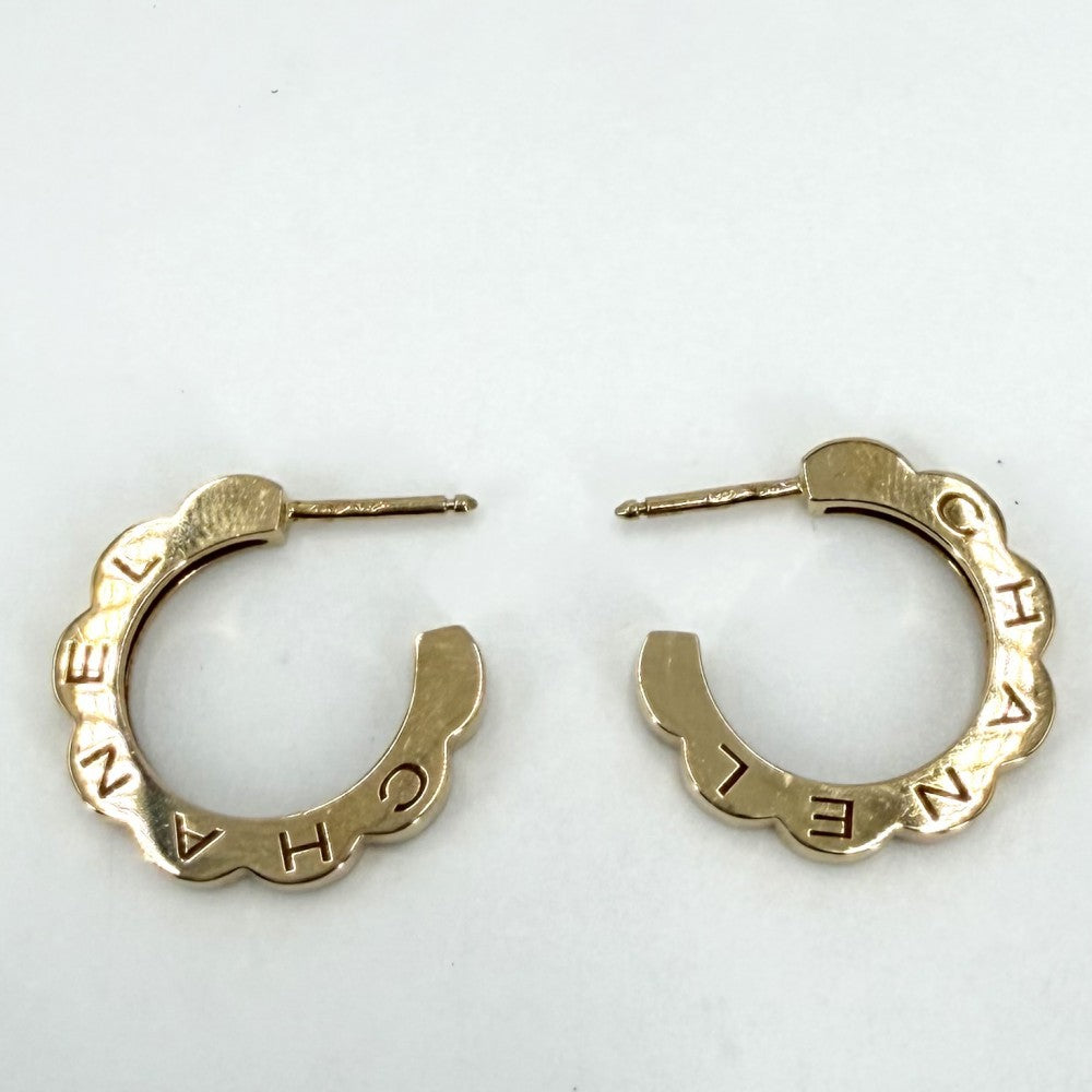 【開店SALE】 CHANEL シャネル ピアス プロフィールドカメリア アクセサリー ジュエリー Au750 18金YG K18イエローゴールド レディース 約7.8g【中古品】