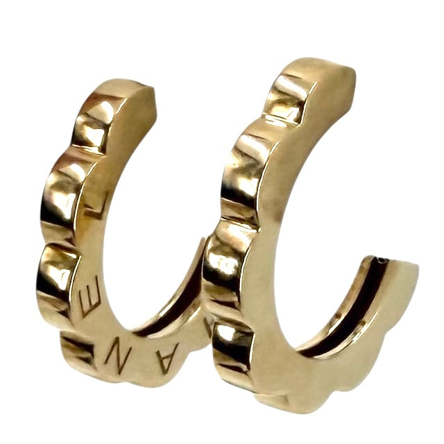 【開店SALE】 CHANEL シャネル ピアス プロフィールドカメリア アクセサリー ジュエリー Au750 18金YG K18イエローゴールド レディース 約7.8g【中古品】