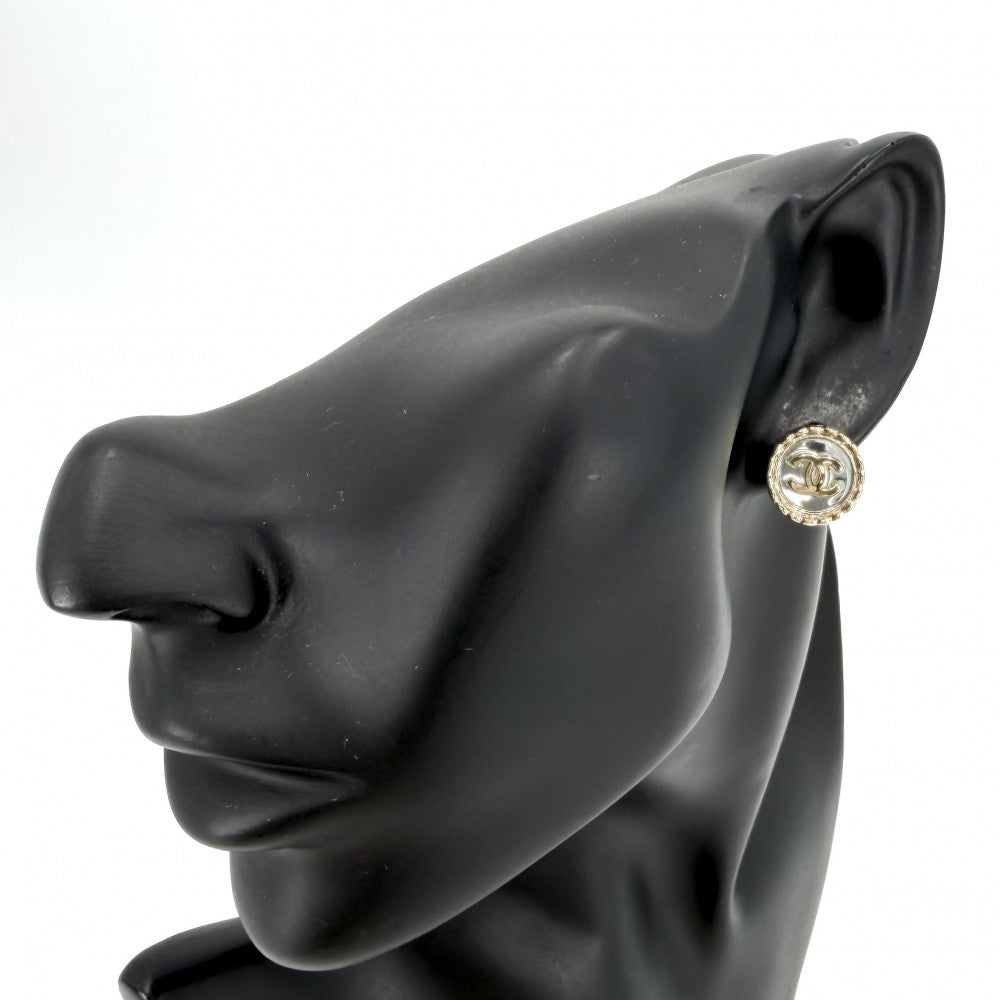 CHANEL シャネル ピアス ココマーク アクセサリー GP A21S レディース 約5.7g 2021年【中古品】