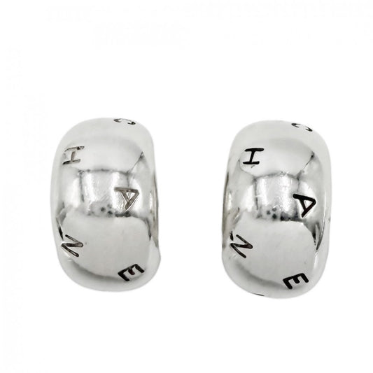 CHANEL シャネル イヤリング ロゴ ヴィンテージ アクセサリー シルバー925 レディース 約29.7g【中古品】