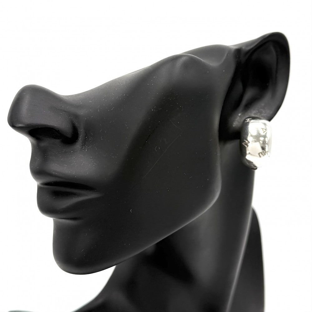 CHANEL シャネル イヤリング ロゴ ヴィンテージ アクセサリー シルバー925 レディース 約29.7g【中古品】