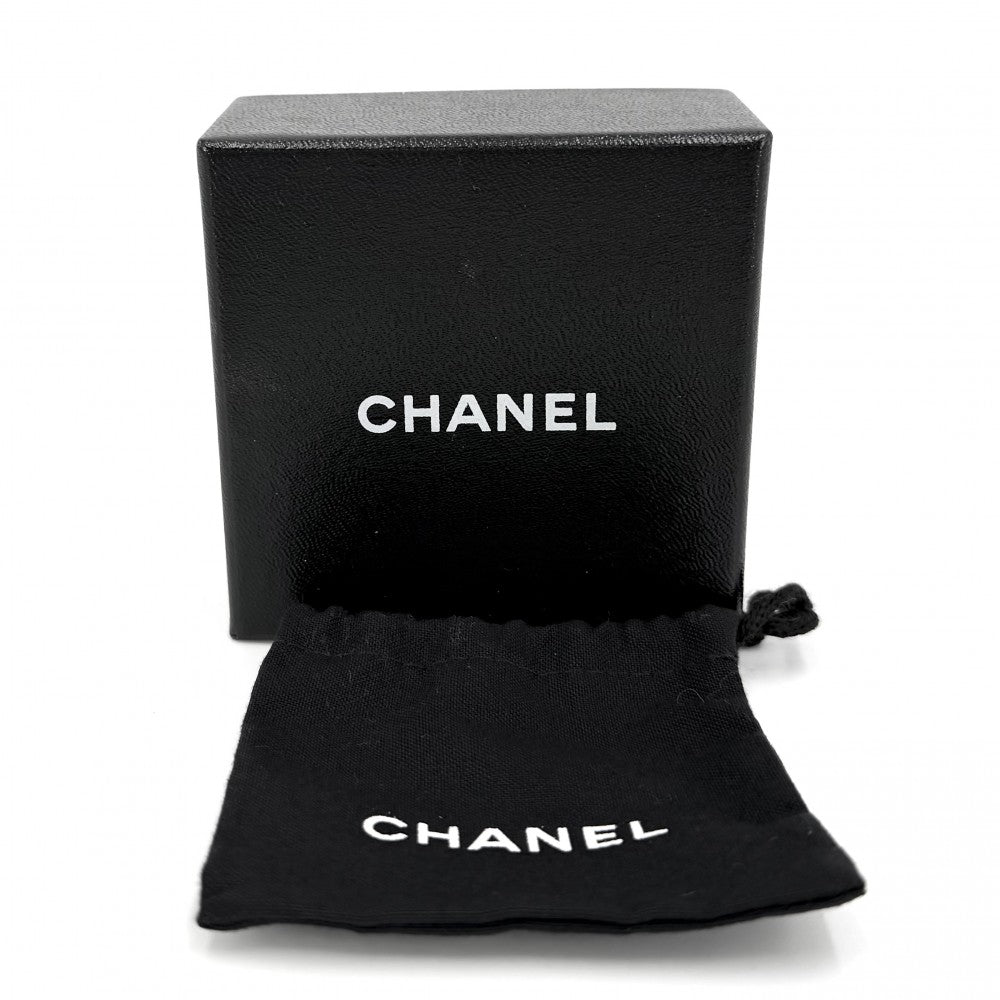 【開店SALE】 CHANEL シャネル ピアス ココマーク アクセサリー GP B15V ゴールド ブラック 黒 レディース 約7.2g 2015年【中古品】