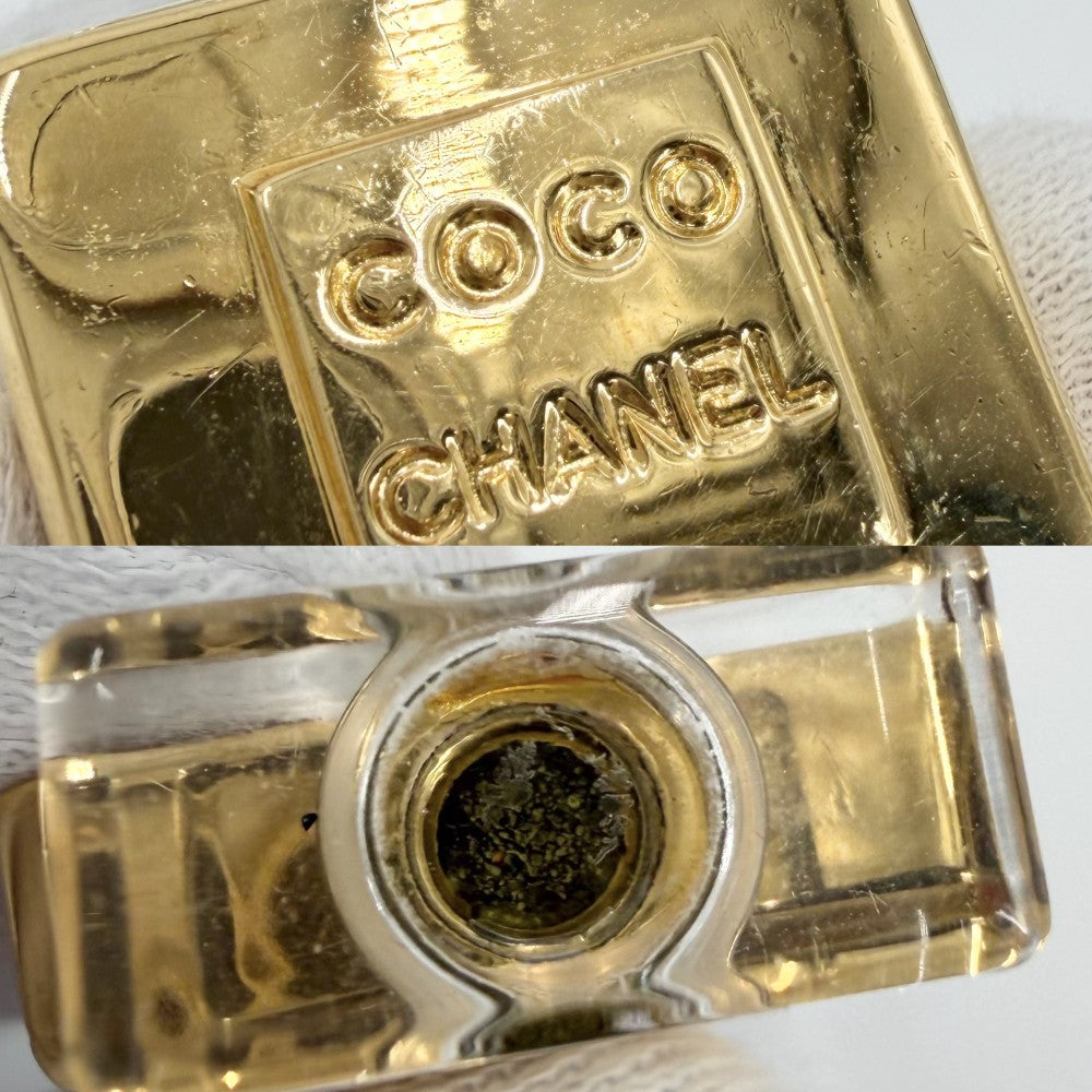 CHANEL シャネル イヤリング 香水モチーフ アクセサリー ゴールド GP レディース 約38.9g【中古品】