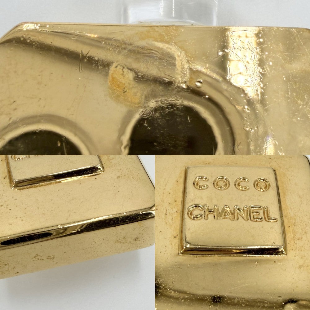 CHANEL シャネル イヤリング 香水モチーフ アクセサリー ゴールド GP レディース 約38.9g【中古品】