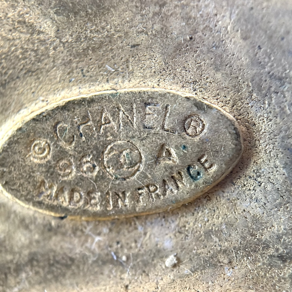 CHANEL シャネル イヤリング ココマーク サークル ヴィンテージ アクセサリー GP 96A レディース 約23.4g 1996年【中古品】