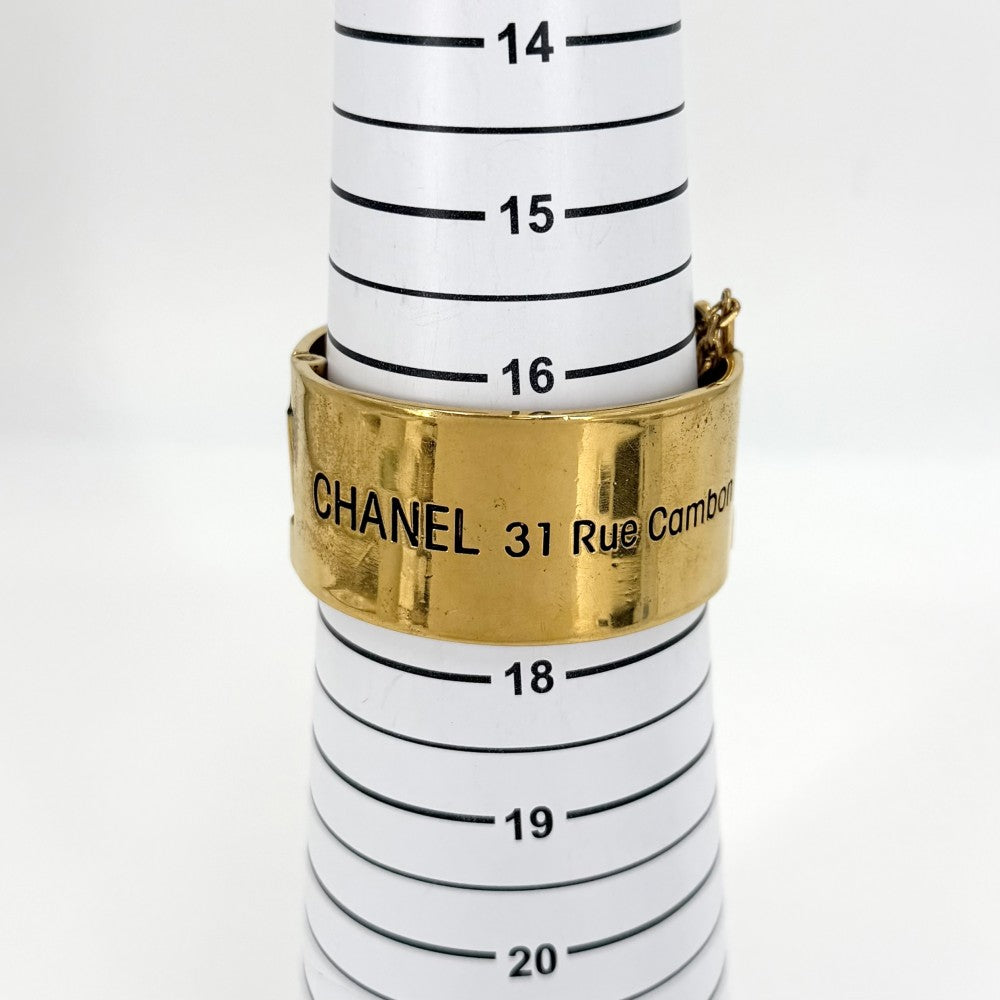 【開店SALE】 CHANEL シャネル バングル ブレスレット 31RueCambon アクセサリー ヴィンテージ GP ゴールド レディース 約91.9g【中古品】