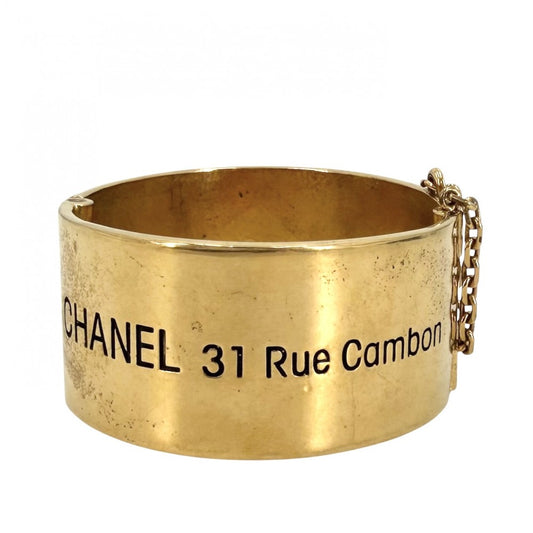 【開店SALE】 CHANEL シャネル バングル ブレスレット 31RueCambon アクセサリー ヴィンテージ GP ゴールド レディース 約91.9g【中古品】