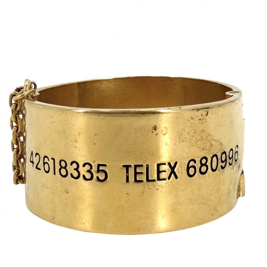 【開店SALE】 CHANEL シャネル バングル ブレスレット 31RueCambon アクセサリー ヴィンテージ GP ゴールド レディース 約91.9g【中古品】