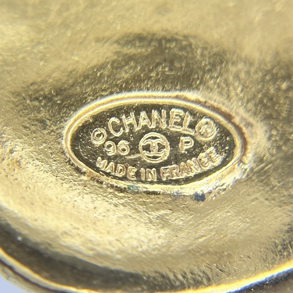 CHANEL シャネル ブローチ ココマーク アクセサリー ヴィンテージ GP 96P ゴールド レディース 約28.9g 1996年【中古品】