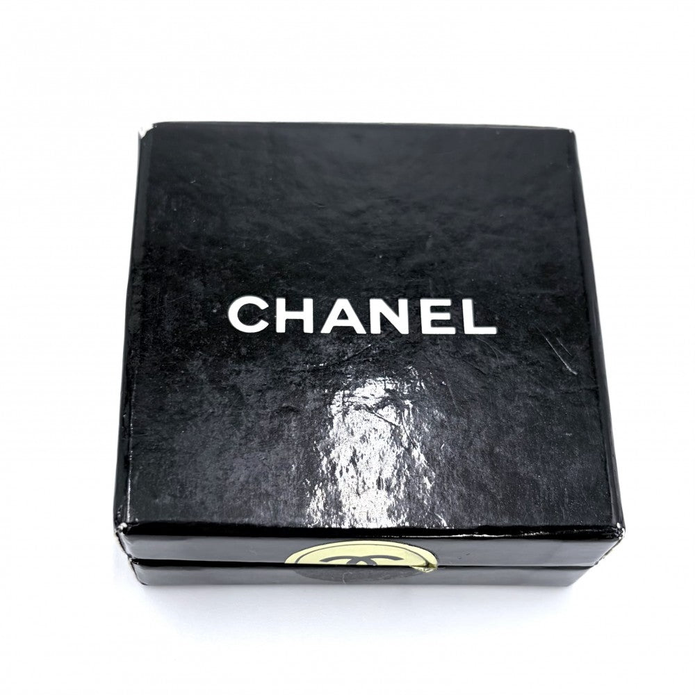 CHANEL シャネル ブローチ ココマーク 溶岩 マグマ アクセサリー ヴィンテージ GP 93A ゴールド ブラック 黒 レディース 約24.4g 1993年【中古品】