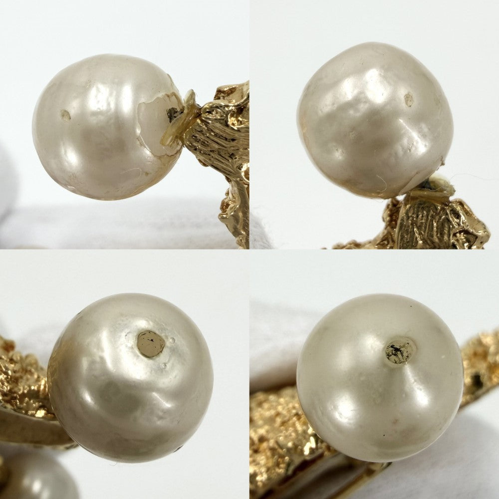 CHANEL シャネル ブローチ ヒトデモチーフ ココマーク アクセサリー ヴィンテージ 溶岩 マグマ GP フェイクパール 93P レディース 約47.0g 1993年【中古品】