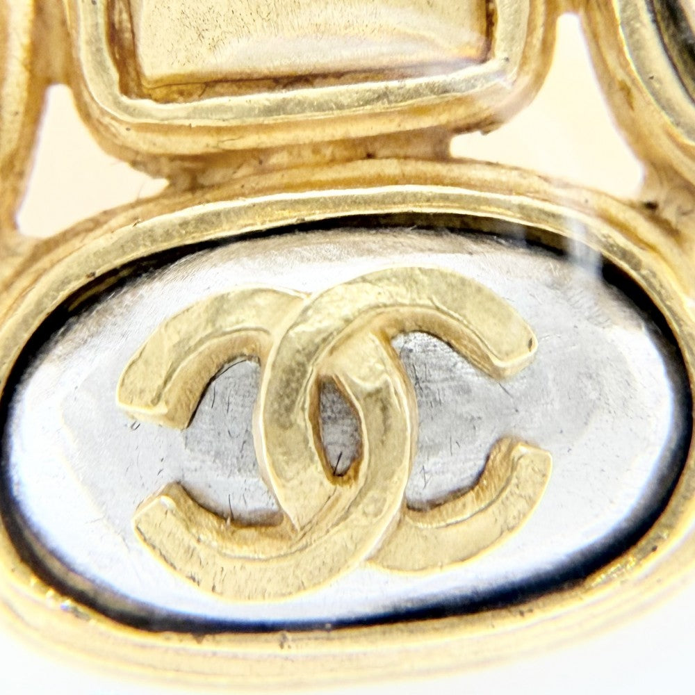CHANEL シャネル ブローチ ココマーク アクセサリー ヴィンテージ GP 97A ゴールド シルバー レディース 約35.0g 1997年【中古品】