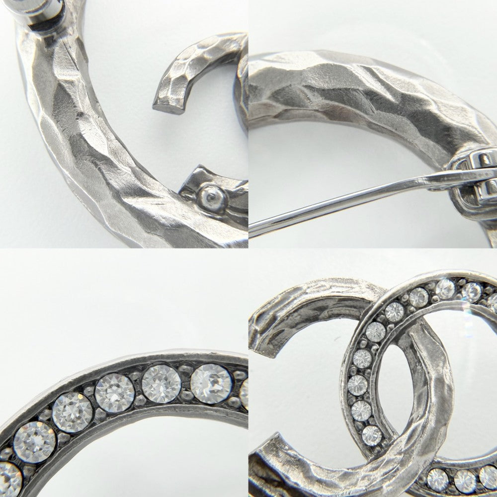 CHANEL シャネル ブローチ ラウンド ココマーク アクセサリー ラインストーン C21K レディース 約16.7g 2021年【中古品】