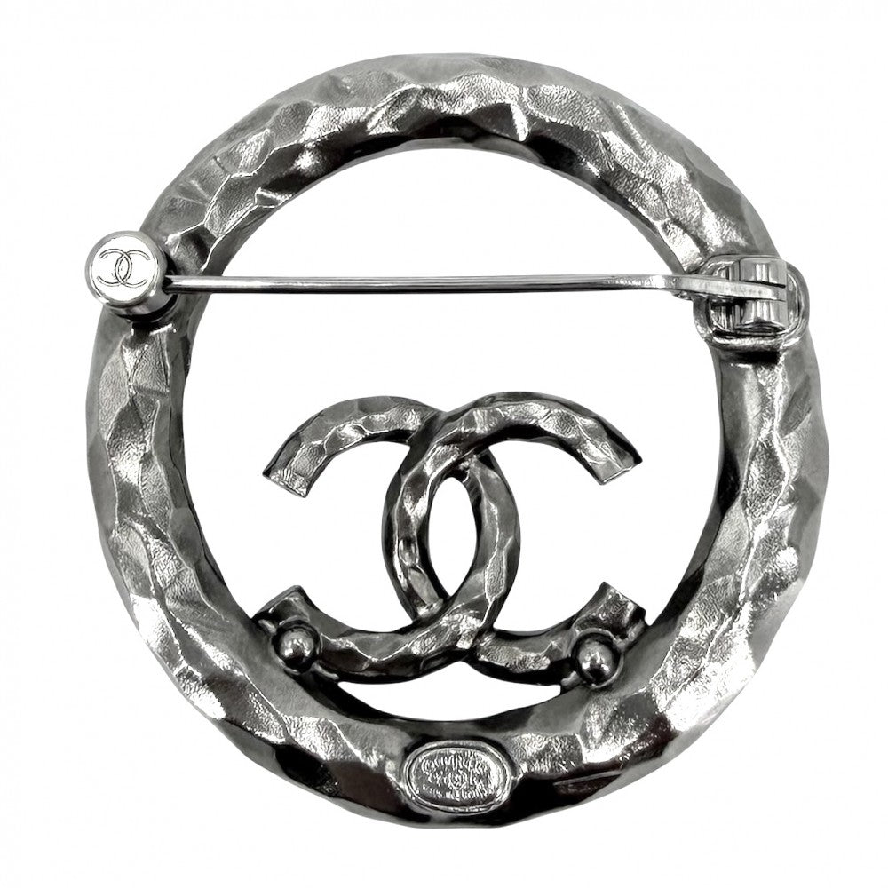 CHANEL シャネル ブローチ ラウンド ココマーク アクセサリー ラインストーン C21K レディース 約16.7g 2021年【中古品】