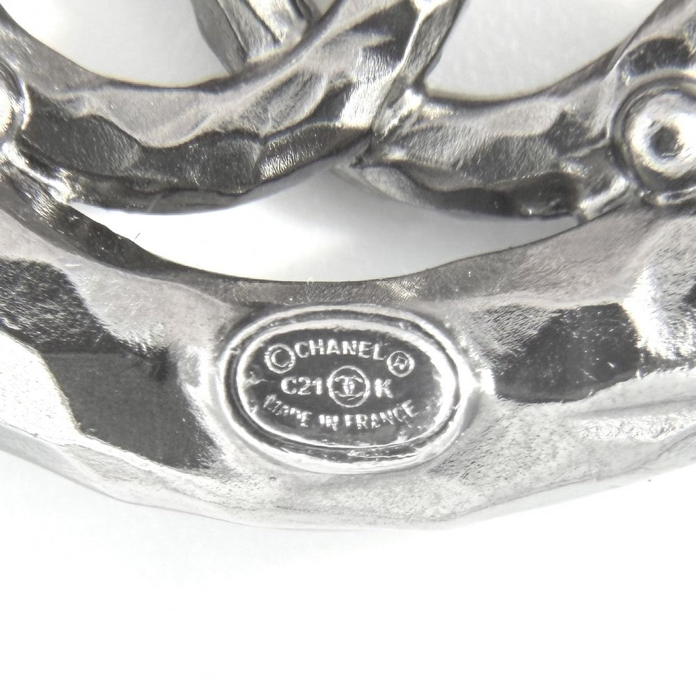 CHANEL シャネル ブローチ ラウンド ココマーク アクセサリー ラインストーン C21K レディース 約16.7g 2021年【中古品】