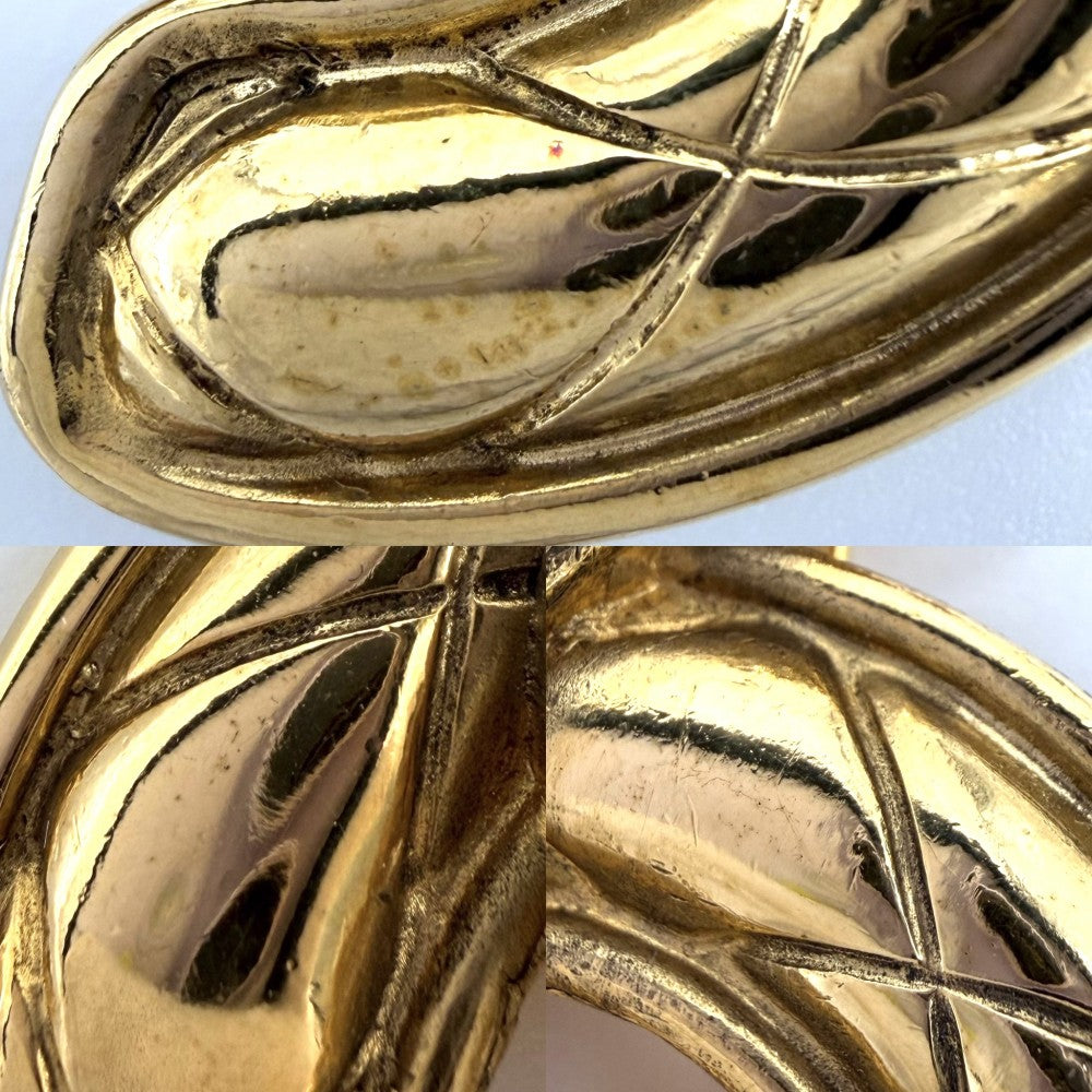 CHANEL シャネル ブローチ マトラッセ ココマーク アクセサリー ヴィンテージ GP ゴールド レディース 約36.7g【中古品】