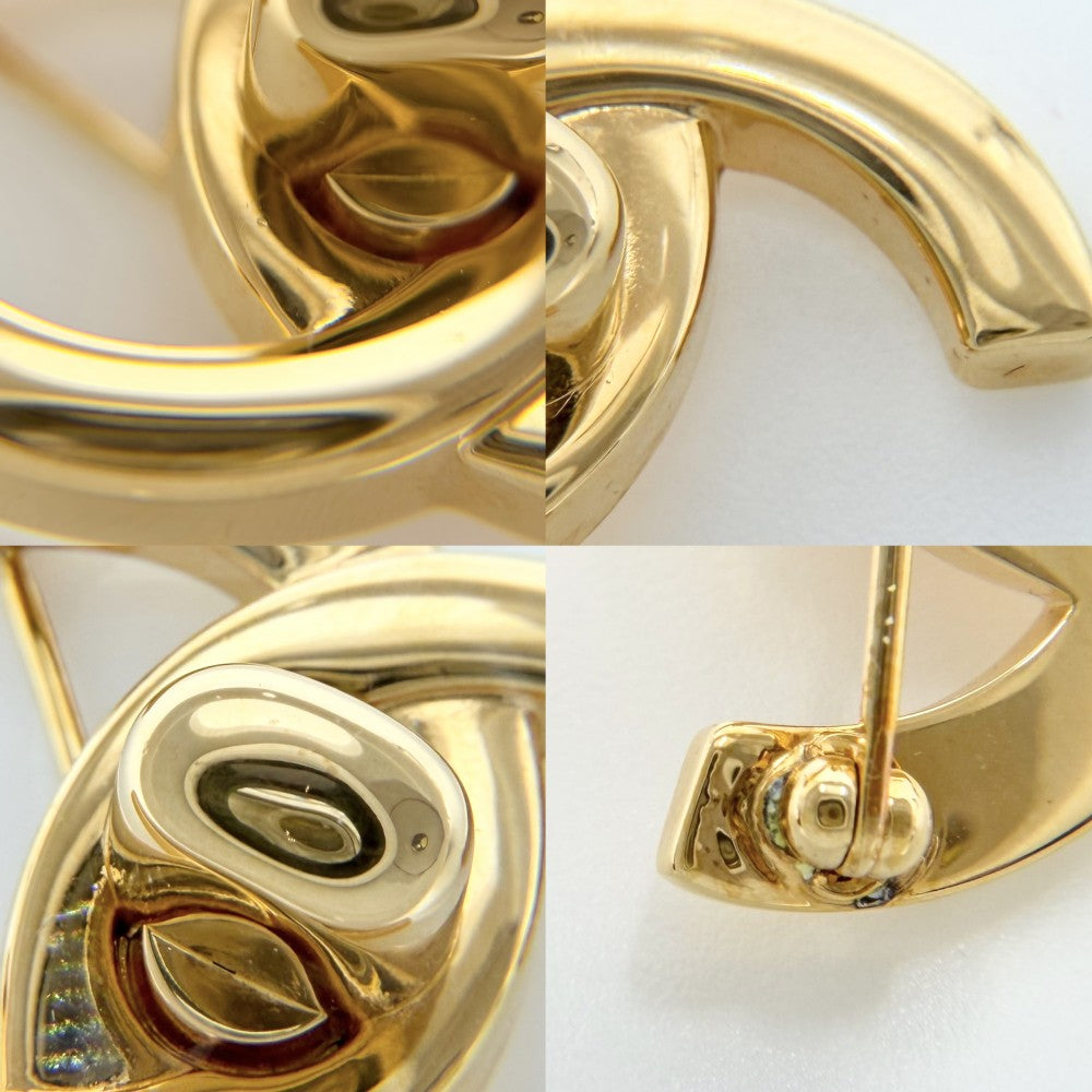 【開店SALE】 CHANEL シャネル ブローチ ココマーク ターンロックデザイン アクセサリー GP 97P ゴールド レディース 約11.7g 1997年【中古品】