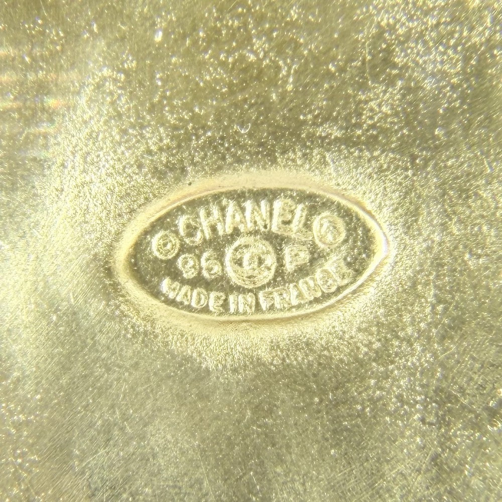 CHANEL シャネル ブローチ ココマーク ハート アクセサリー GP 95P ゴールド レディース 約14.3g 1995年【中古品】