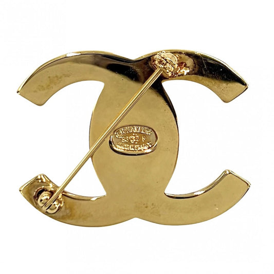 CHANEL シャネル ブローチ ココマーク ターンロック アクセサリー GP 96P レディース 約16.8g 1996年【中古品】