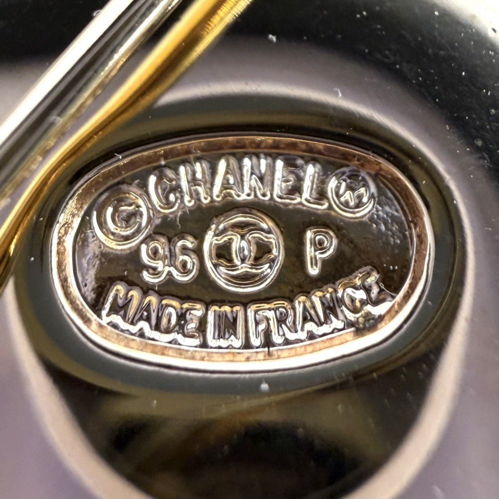 CHANEL シャネル ブローチ ココマーク ターンロック アクセサリー GP 96P レディース 約16.8g 1996年【中古品】