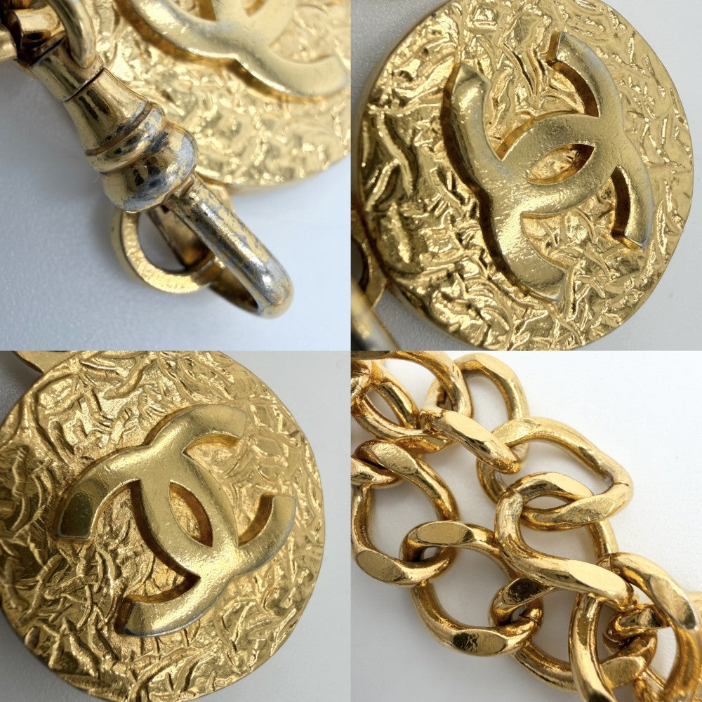 CHANEL シャネル ベルト チェーンベルト ココマーク ヴィンテージ ファッションアイテム GP ゴールド レディース 1982年【中古品】