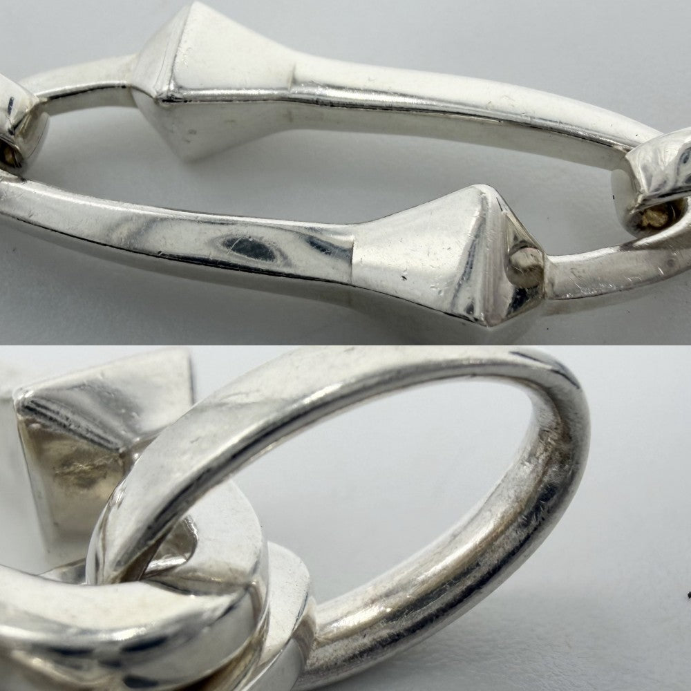 GUCCI グッチ ネックレス キオド アクセサリー ジュエリー インターツインド シルバー925 メンズ 約88.0g【中古品】