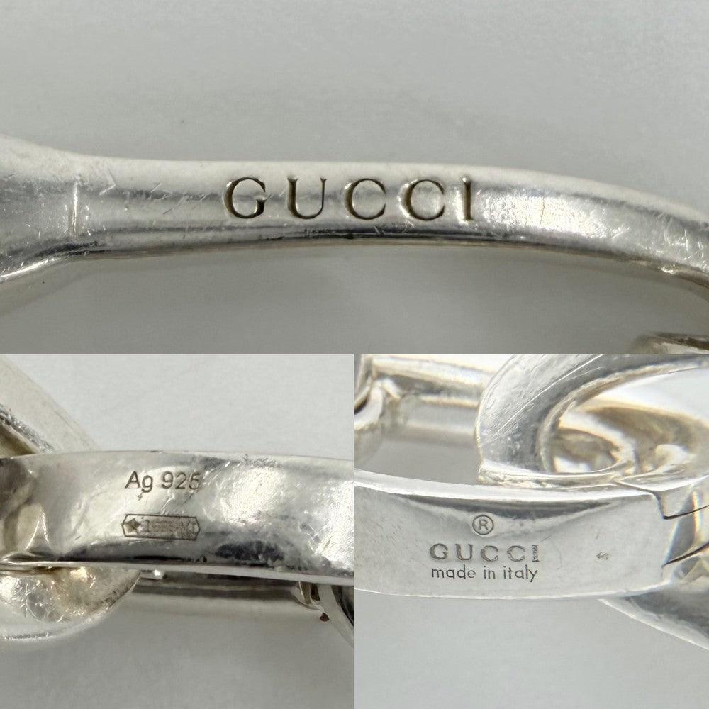 GUCCI グッチ ネックレス キオド アクセサリー ジュエリー インターツインド シルバー925 メンズ 約88.0g【中古品】
