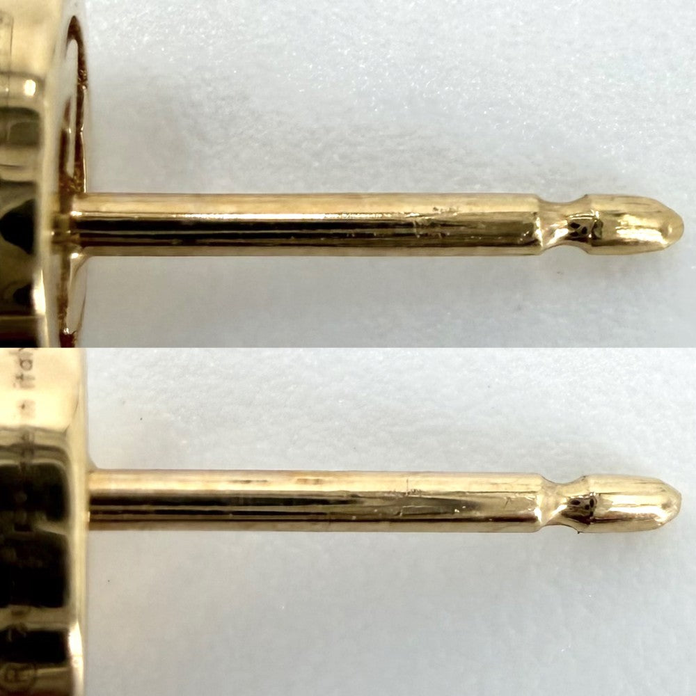 GUCCI グッチ ピアス インターロッキングG アクセサリー ジュエリー 18金YG Au750 小さめ シンプル K18イエローゴールド 662111 レディース 約2.1g【中古品】