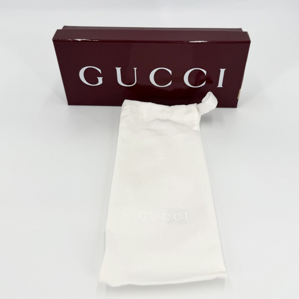 GUCCI グッチ キーリング ヒグチユウココラボ キーホルダー チャーム 猫 アクセサリー GGスプリーム 851743 レザー ブルー 青 ピンク ゴールド金具 レディース【中古品】