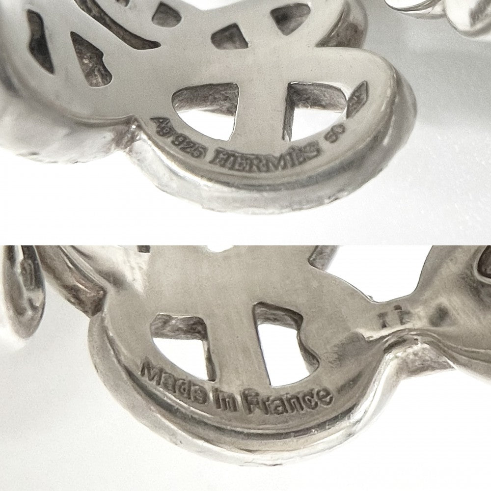 【開店SALE】 HERMES エルメス 指輪 シェーヌダンクル アンシェネGM アクセサリー ジュエリー 小物 50サイズ シルバー925 約9号 レディース 約13.2g【中古品】
