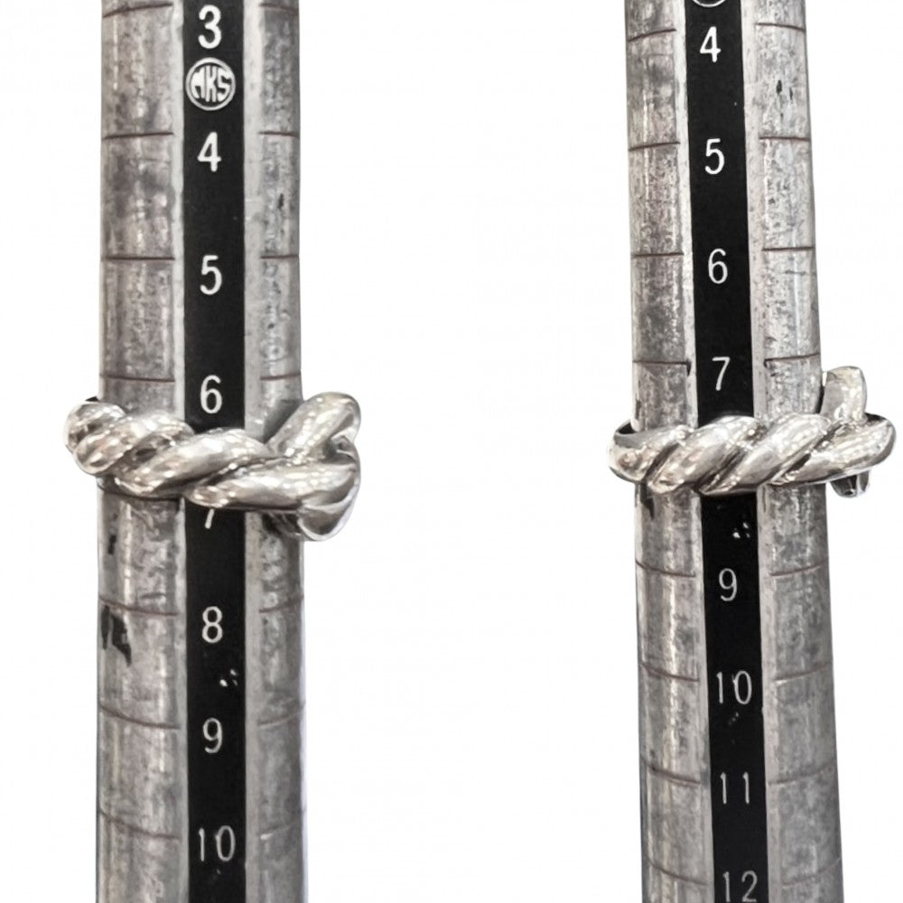 HERMES エルメス 指輪 トルサード アクセサリー ジュエリー 小物 サイズ50 シルバー925 約7号 メンズ 約7.5g【中古品】