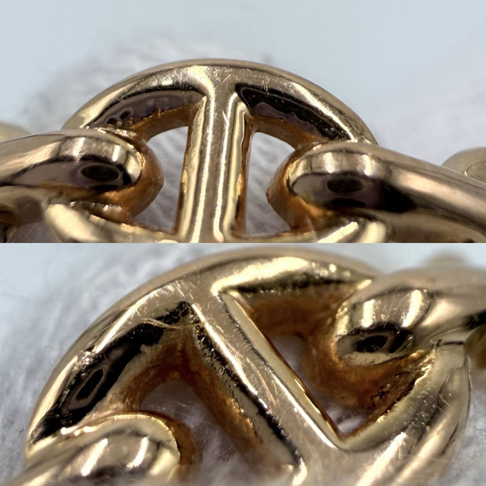 HERMES エルメス 指輪 シェーヌダンクル アンシェネ アクセサリー ジュエリー 小物 53サイズ 18金PG 750 K18ピンクゴールド 約12.5号 メンズ 約3.7g【中古品】