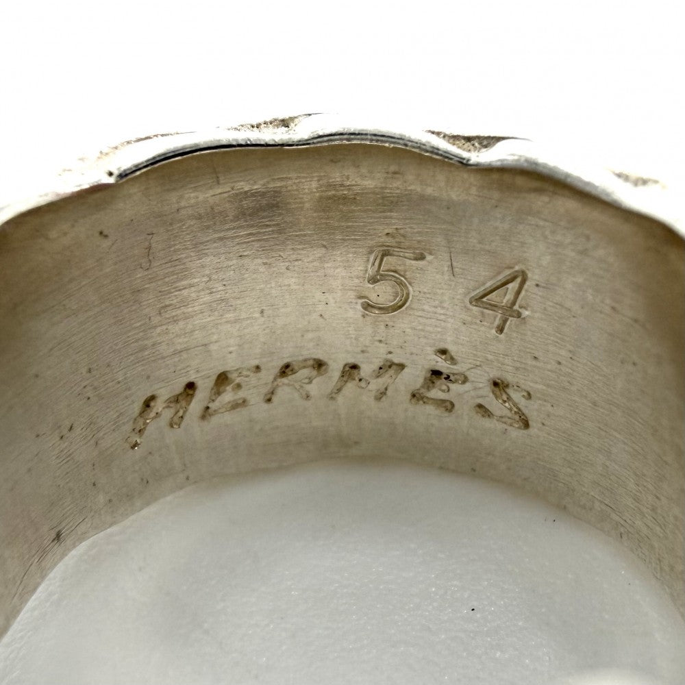 HERMES エルメス 指輪 ディアンヌ リング アクセサリー ジュエリー ヴィンテージ 54サイズ シルバー925 約11.5号 ユニセックス 約13.5g【中古品】