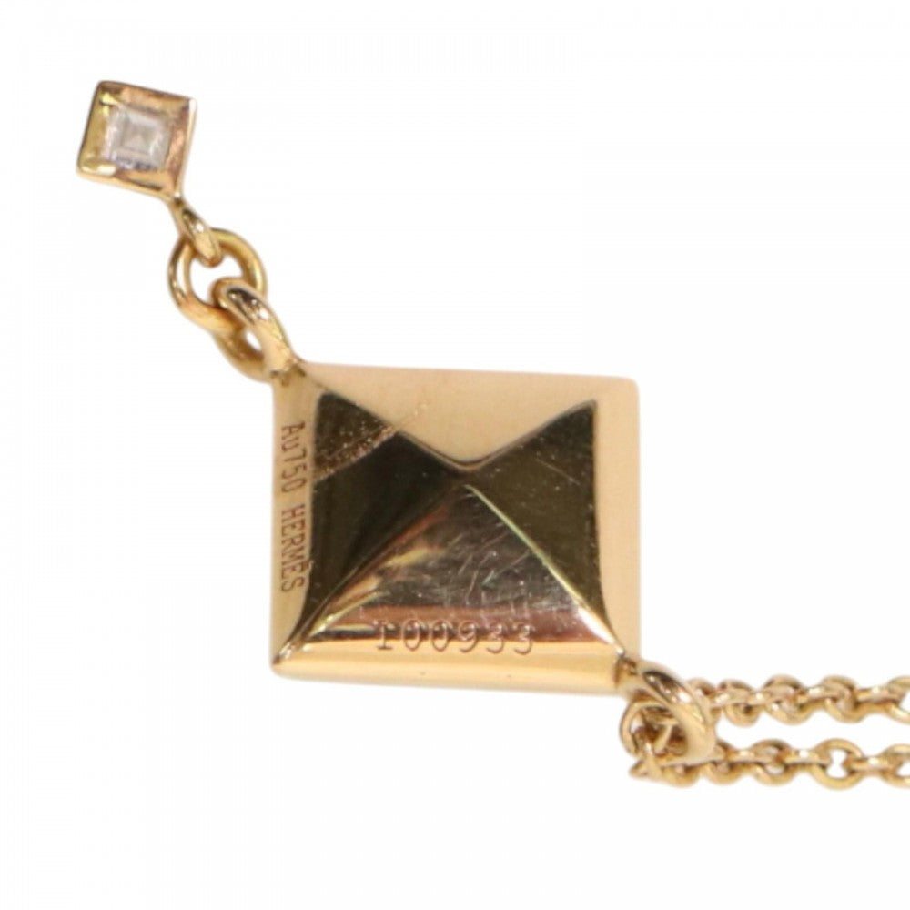 HERMES エルメス ネックレス ペンダント ジュエリー アクセサリー 18金 750 K18ゴールド ダイヤモンド レディース 約5.6g【中古品】