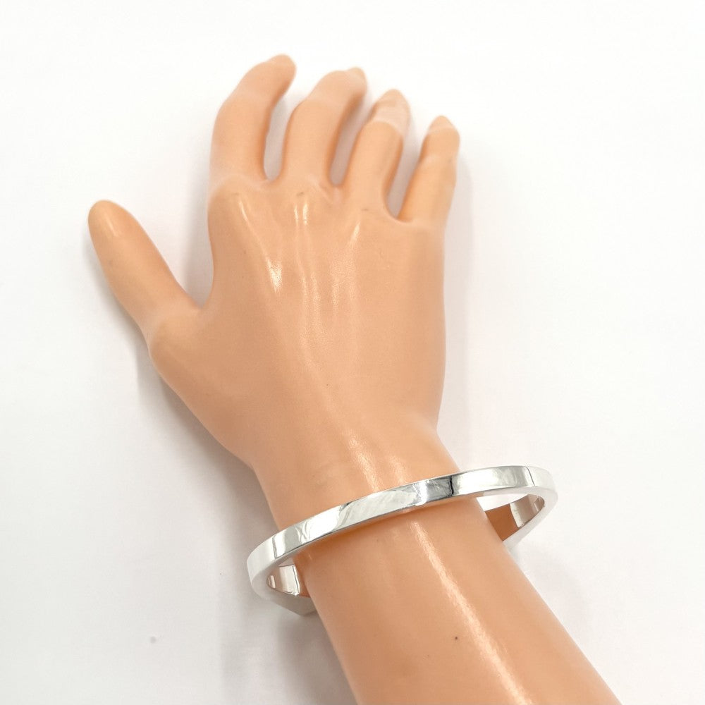 HERMES エルメス バングル クルードフォルジュ ブレスレット アクセサリー 小物 LGサイズ シルバー925 シルバー レディース 約47.0g【中古品】