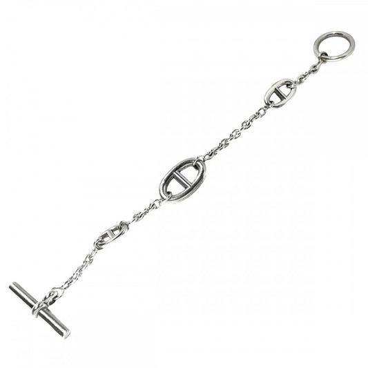 【開店SALE】 HERMES エルメス ブレスレット シェーヌダンクル ファランドールST アクセサリー ジュエリー メンズ レディース シルバー925 ユニセックス 約24.9g【中古品】