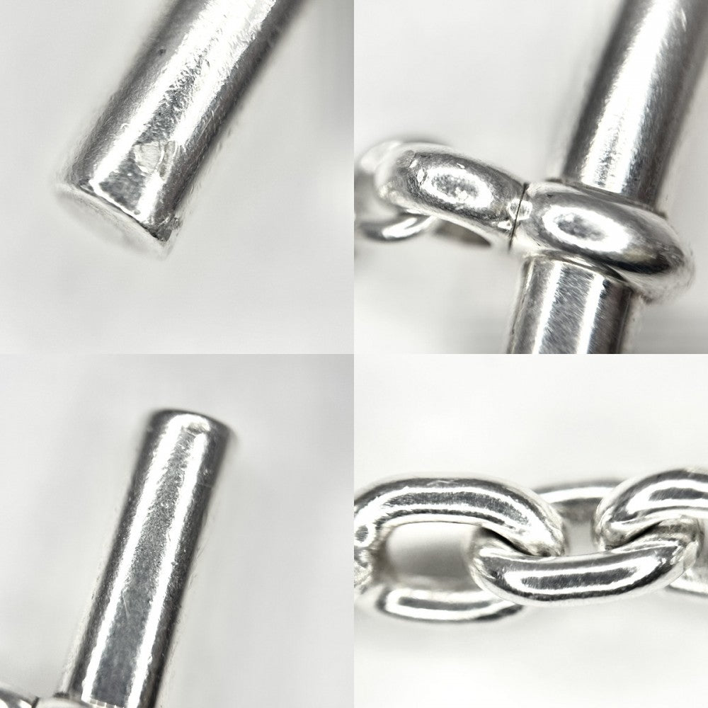 【開店SALE】 HERMES エルメス ブレスレット シェーヌダンクル ファランドールST アクセサリー ジュエリー メンズ レディース シルバー925 ユニセックス 約24.9g【中古品】