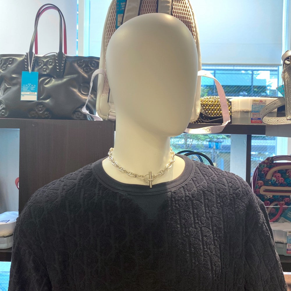 HERMES エルメス ネックレス シェーヌダンクルMM アクセサリー ジュエリー 36コマ シルバー925 メンズ 約98.5g【中古品】