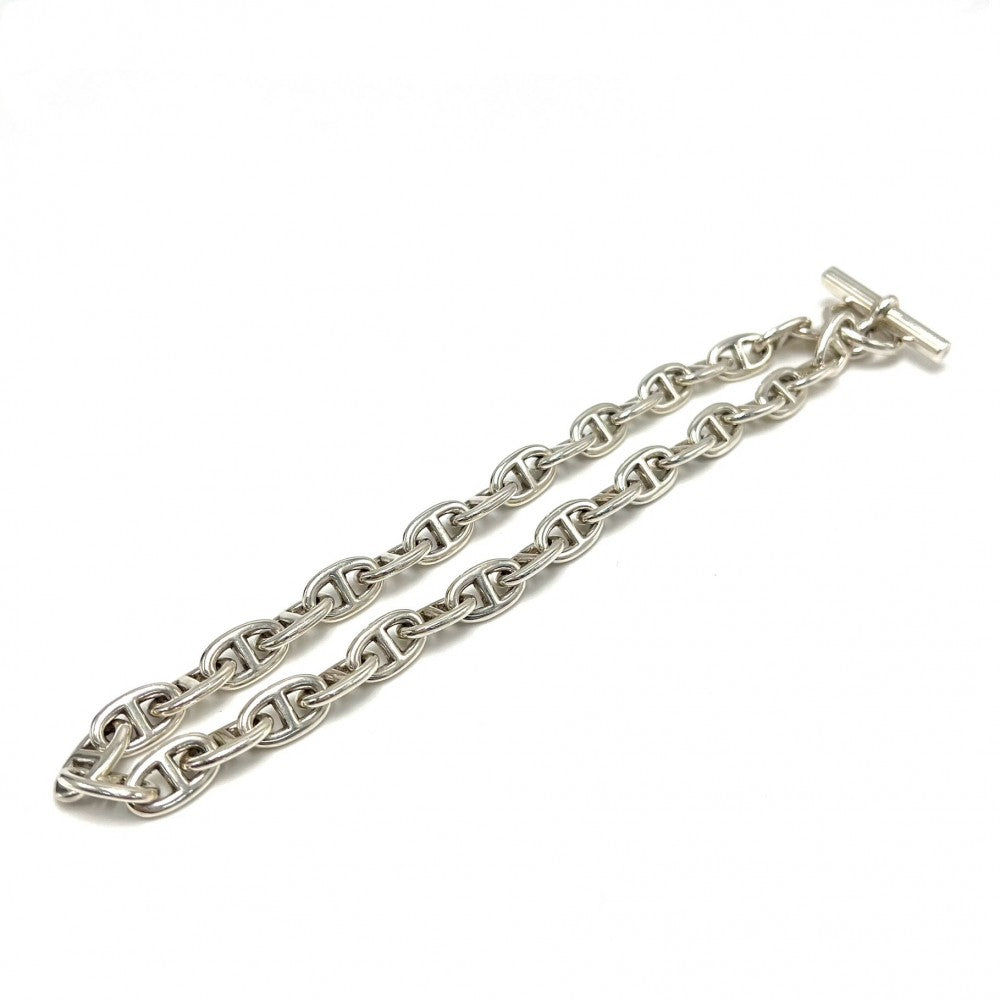 HERMES エルメス ネックレス シェーヌダンクルMM アクセサリー ジュエリー 36コマ シルバー925 メンズ 約98.5g【中古品】