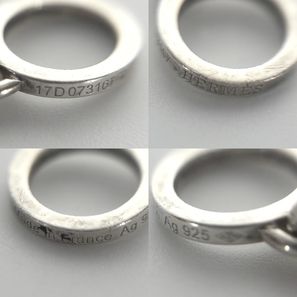 【開店SALE】 HERMES エルメス ネックレス シェーヌダンクルゲーム ペンダント ジュエリー アクセサリー シルバー925 レディース 約17.8g【中古品】