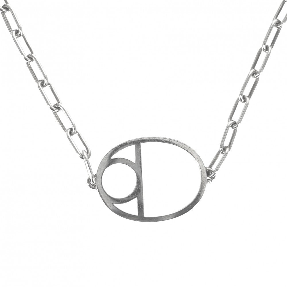 【開店SALE】 HERMES エルメス ネックレス シェーヌダンクルゲーム ペンダント ジュエリー アクセサリー シルバー925 レディース 約17.8g【中古品】