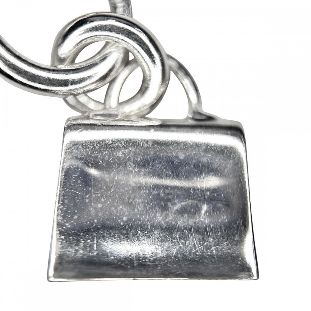【開店SALE】 HERMES エルメス ネックレス ペンダント アミュレットケリー　 バッグモチーフ　 アクセサリー シルバー925 レディース 約10.3g【中古品】