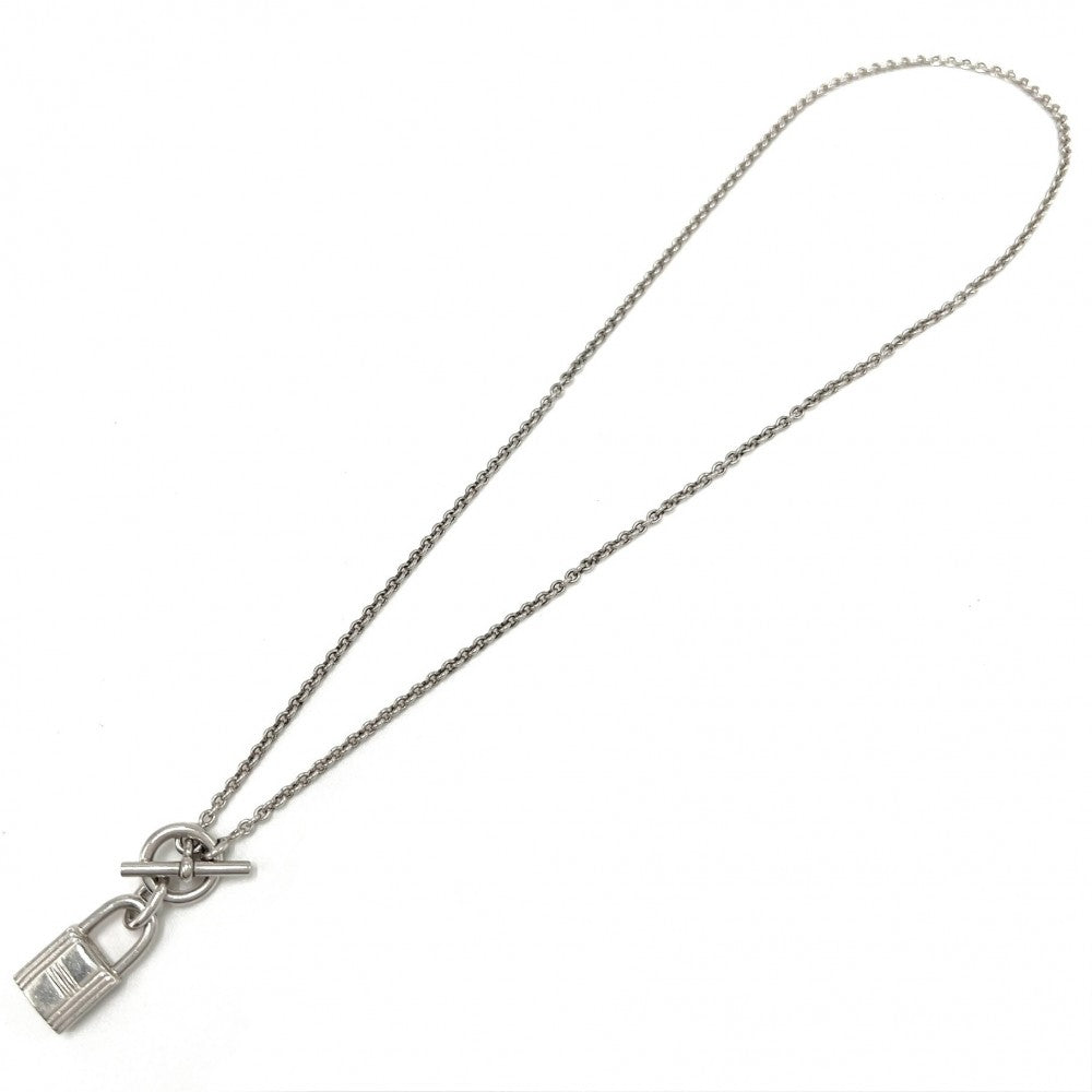 【開店SALE】 HERMES エルメス ネックレス アミュレット ケリー・カデナ ペンダント アクセサリー ジュエリー シルバー925 レディース 約11.3g【中古品】