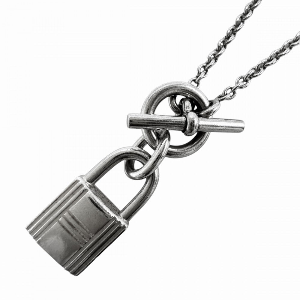 【開店SALE】 HERMES エルメス ネックレス アミュレット ケリー・カデナ ペンダント アクセサリー ジュエリー シルバー925 レディース 約11.3g【中古品】
