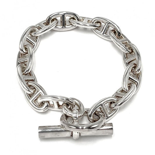 HERMES エルメス ブレスレット シェーヌダンクルGM アクセサリー ジュエリー 14コマ シルバー925 メンズ 約76.3g【中古品】