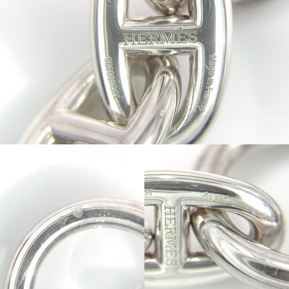 HERMES エルメス ブレスレット シェーヌダンクルGM アクセサリー ジュエリー 14コマ シルバー925 メンズ 約76.3g【中古品】
